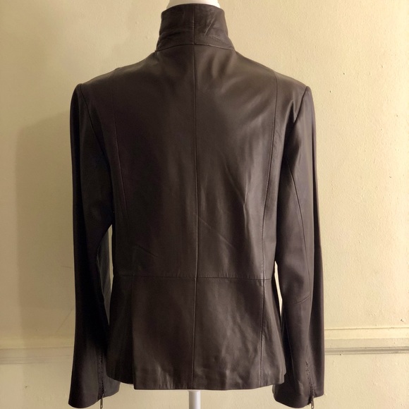 Rem Garson Chocolate Brown Genuine Leather Jackey - Picture 8 of 12